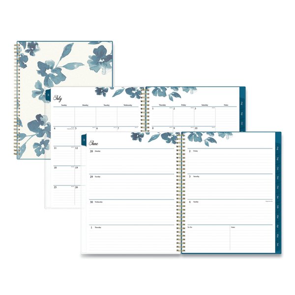 Blue Sky Academic Year Frosted Weekly/Monthly Planner, 11x8.5, Blue, 2021-2022 131951